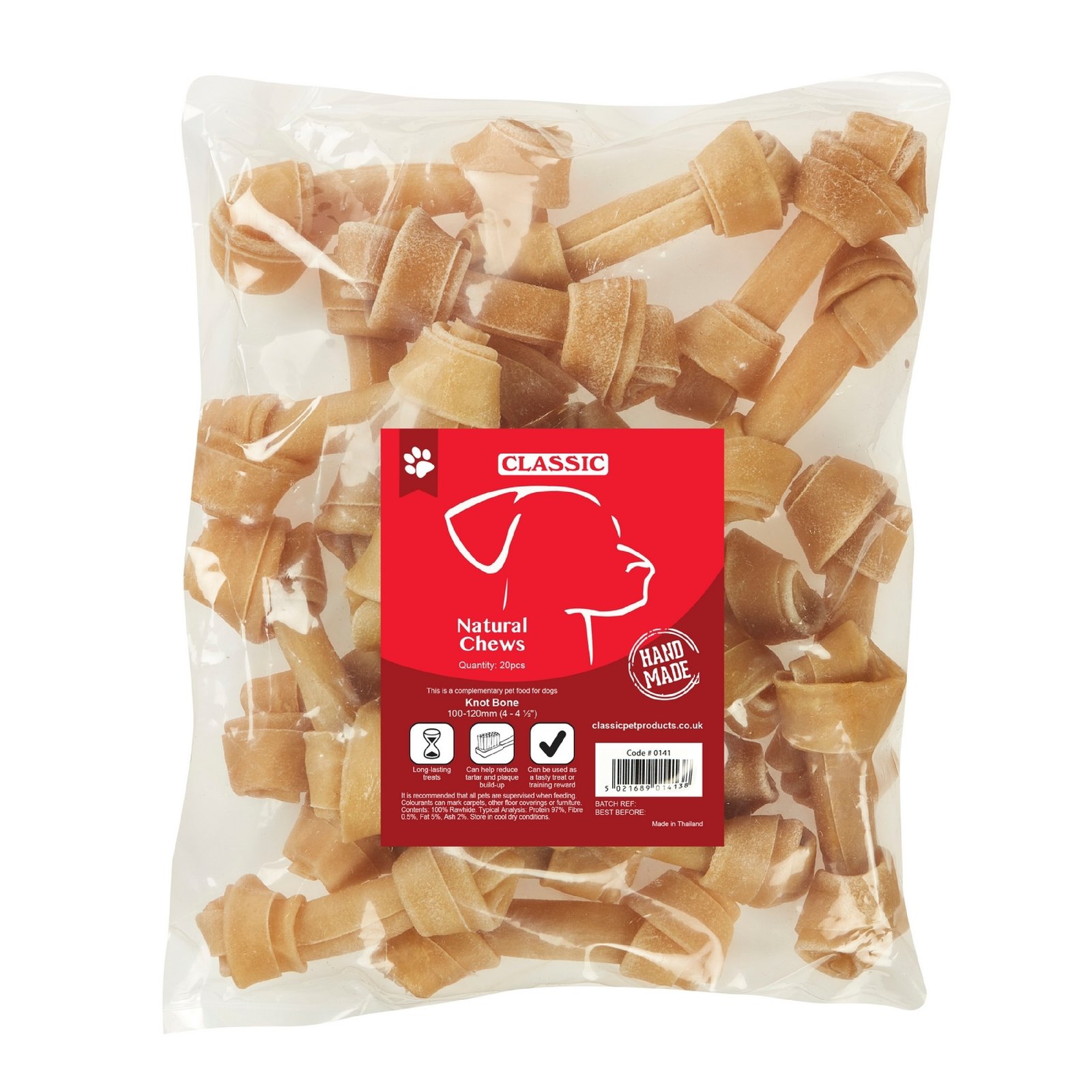 Knot Bone 100-120mm (4 - 4 ½)