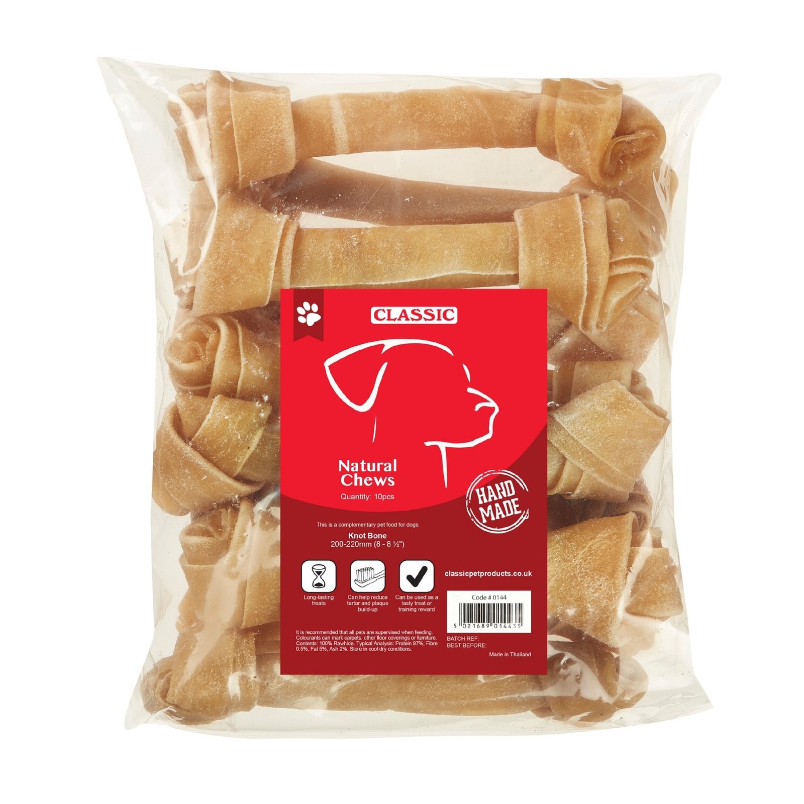 Knot Bone 200-220mm (8 - 8 ½)