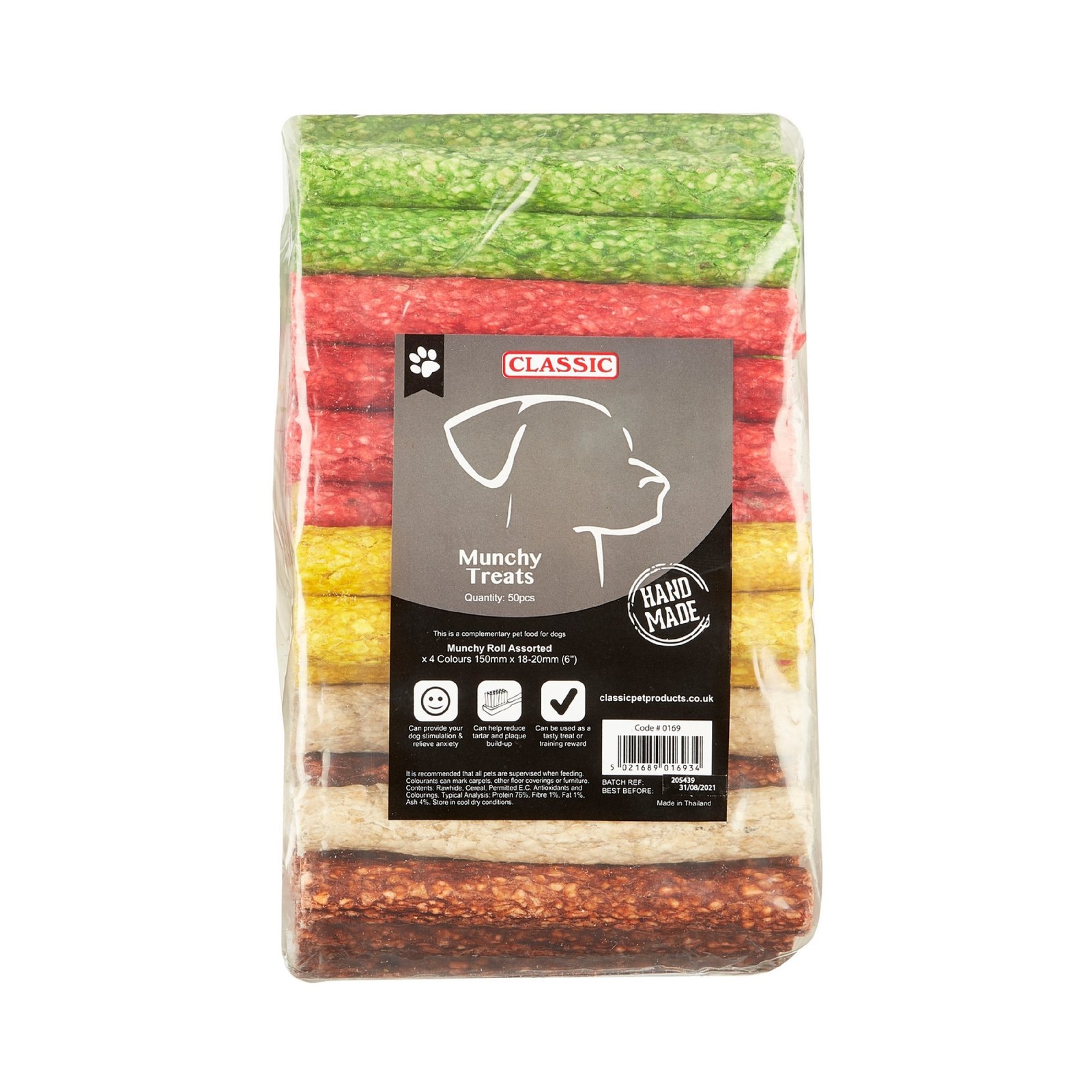 Munchy Roll 150mm (6") Assorted