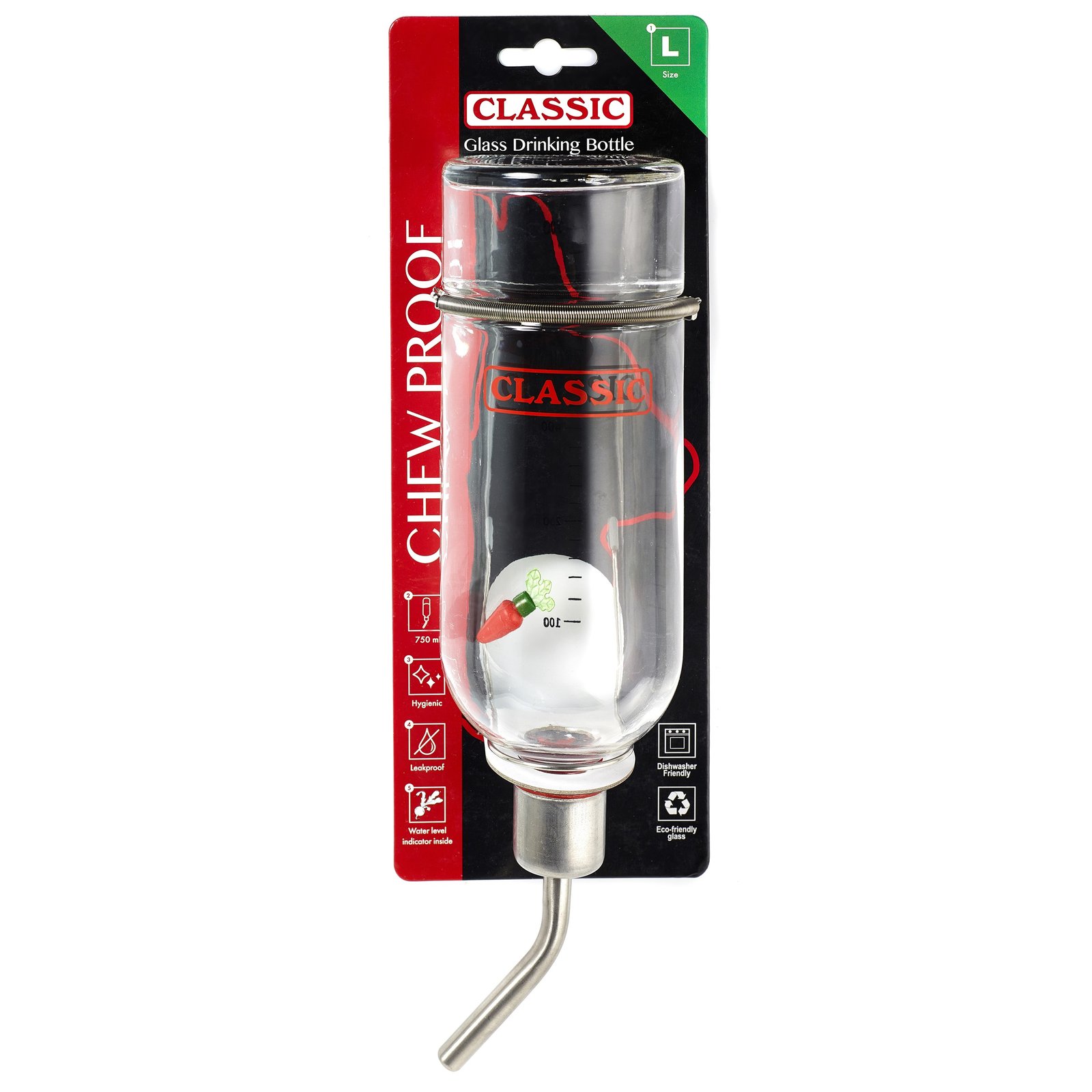 Glass Drinking Bottle - 750ml