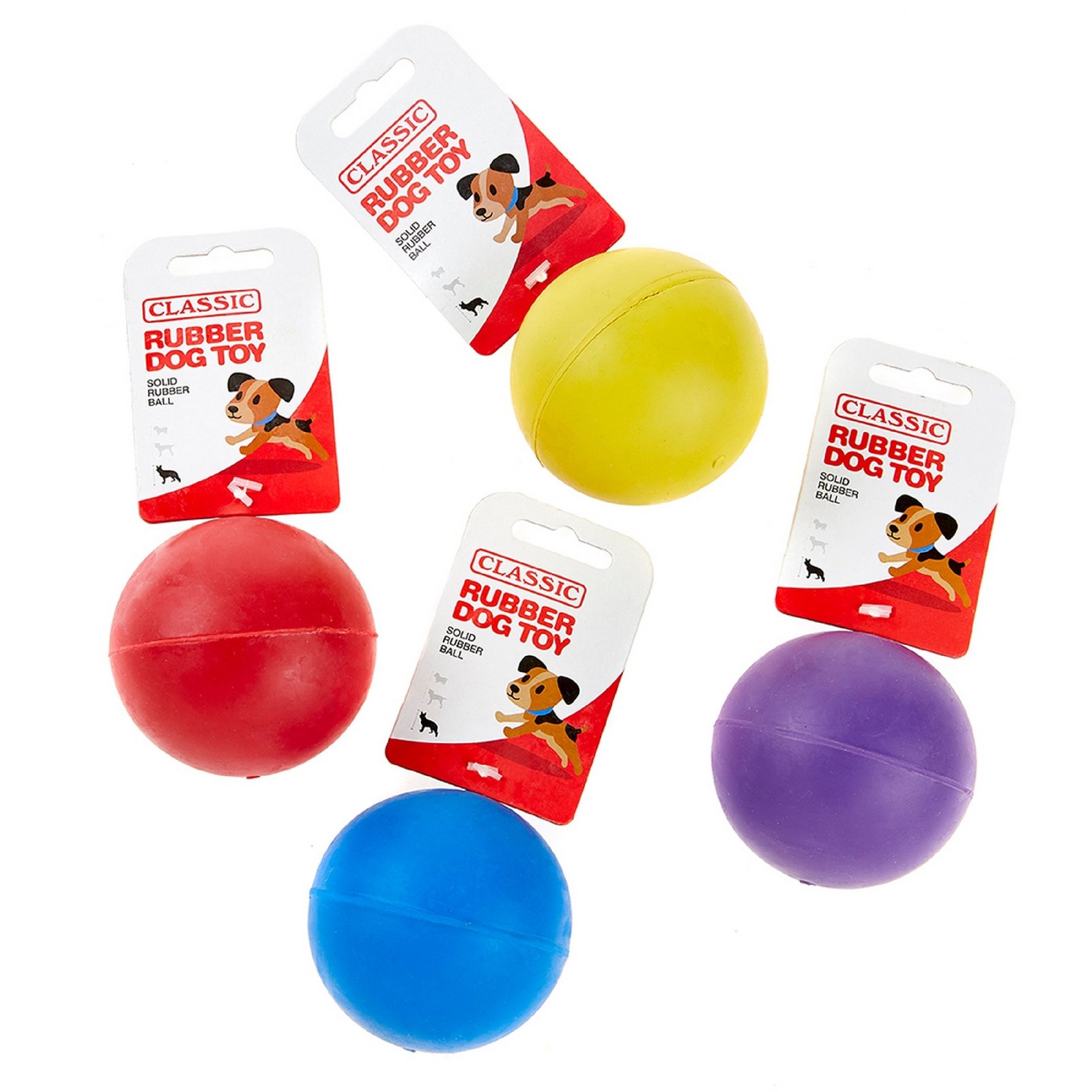 Solid Rubber Ball Large 70mm