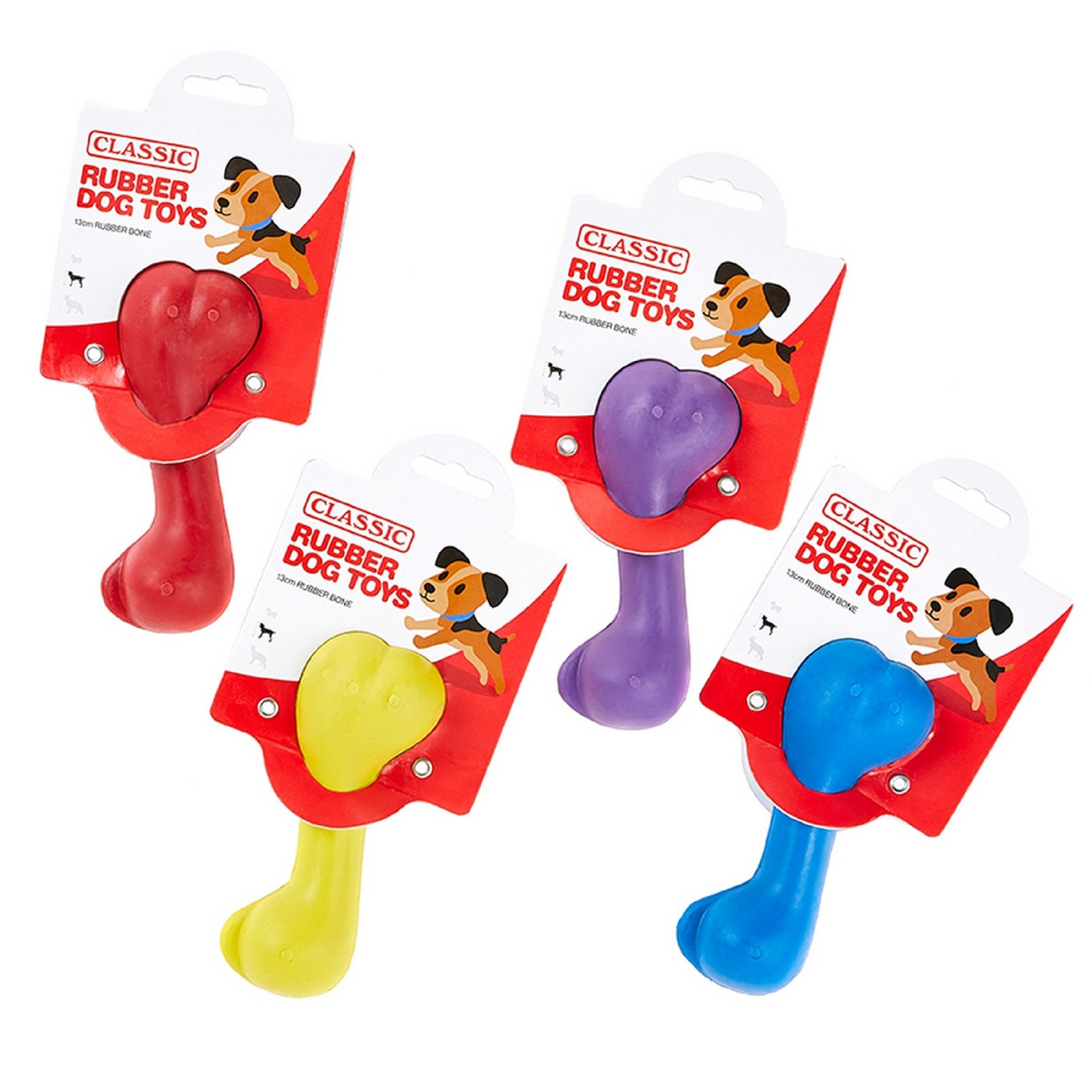 Solid Rubber Bone Small 130mm