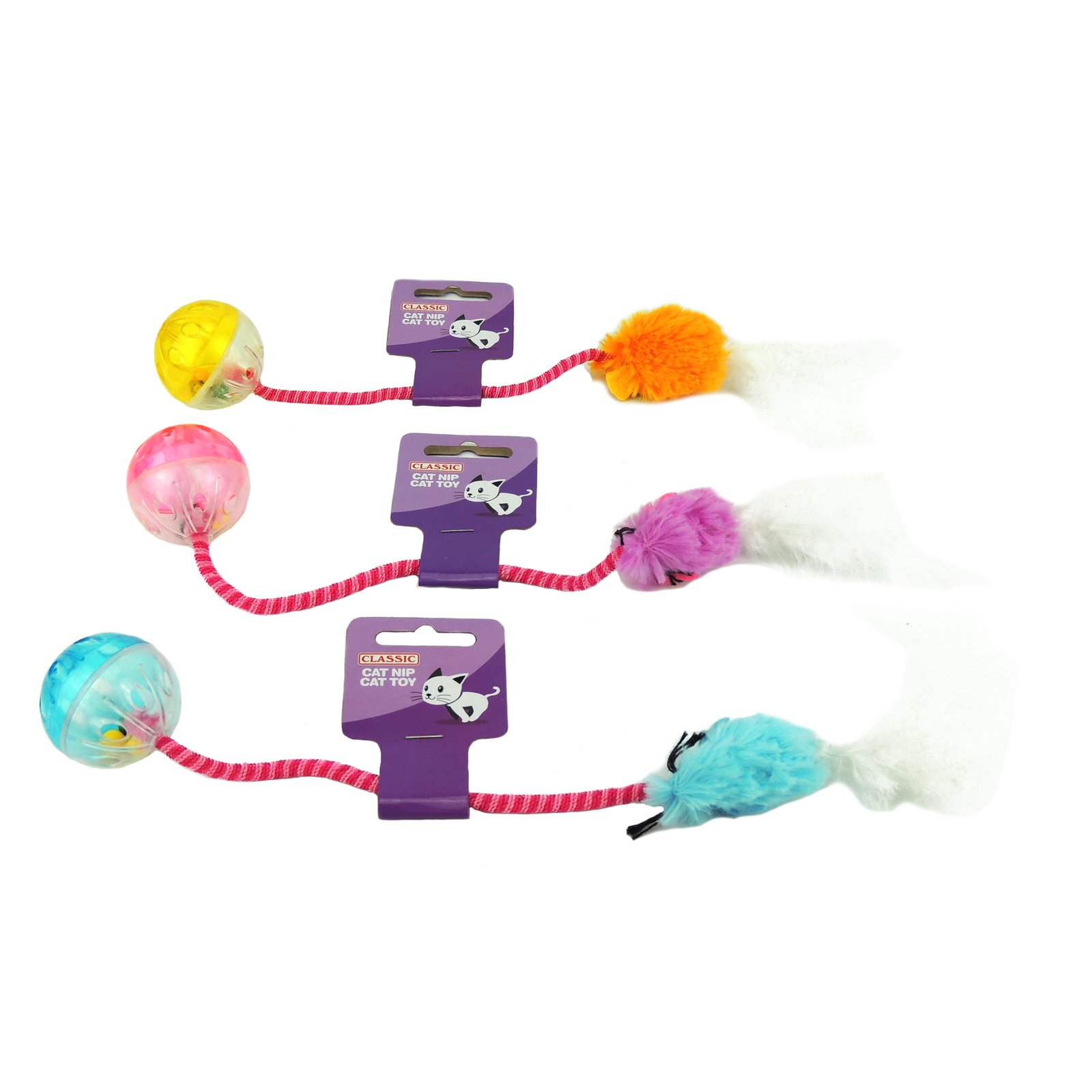 Ball n' Feather Cat Toy
