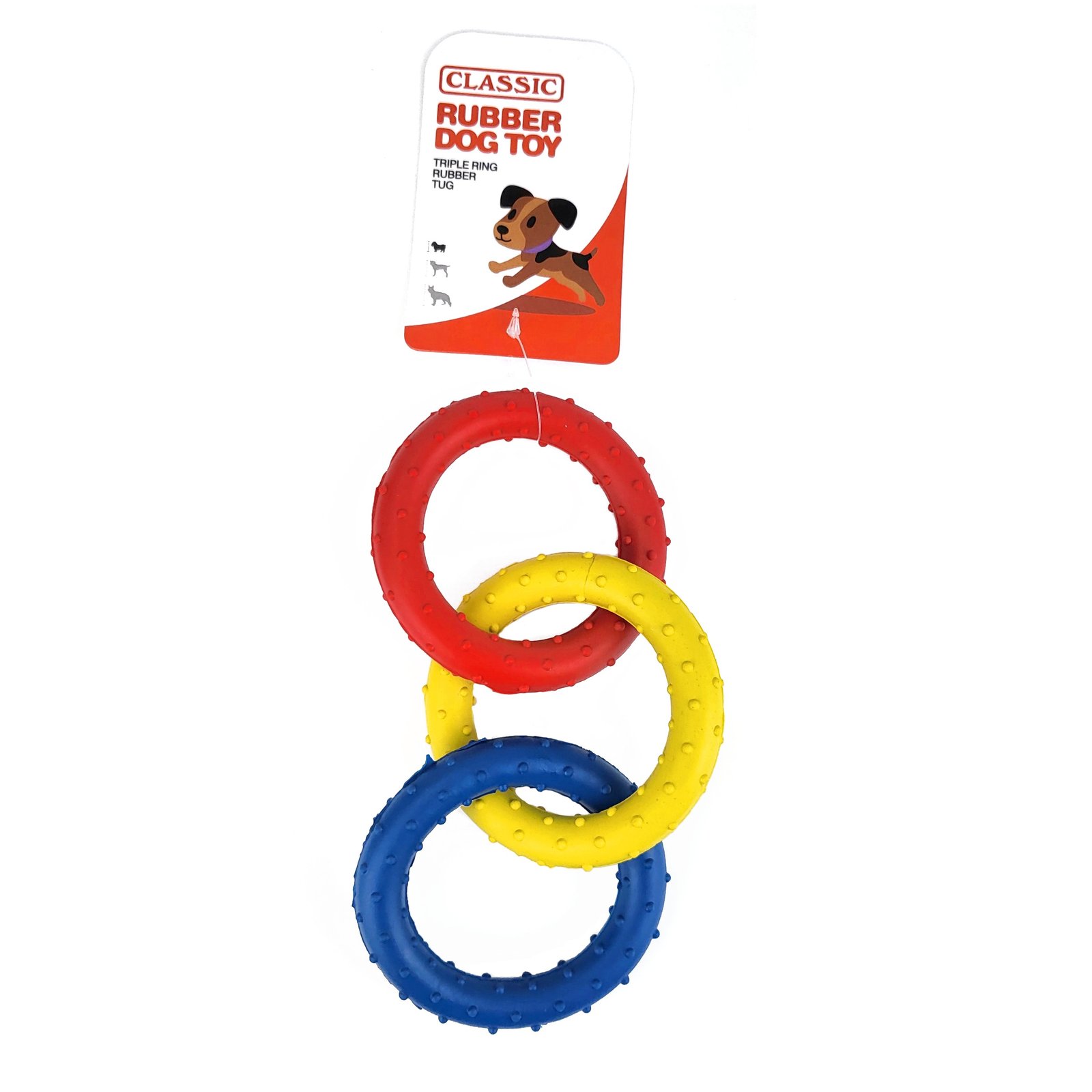 Triple Ring Rubber Tug 190mm