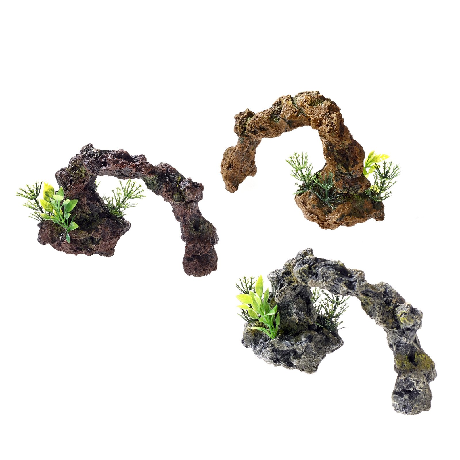 Rocky Arch with Plants