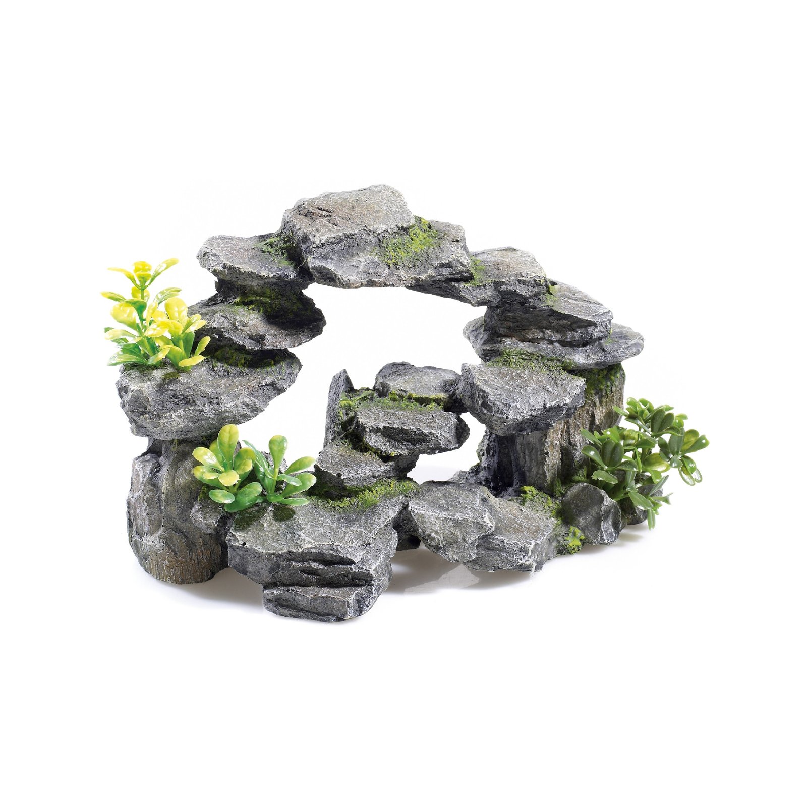 Rocky Arch with Plants