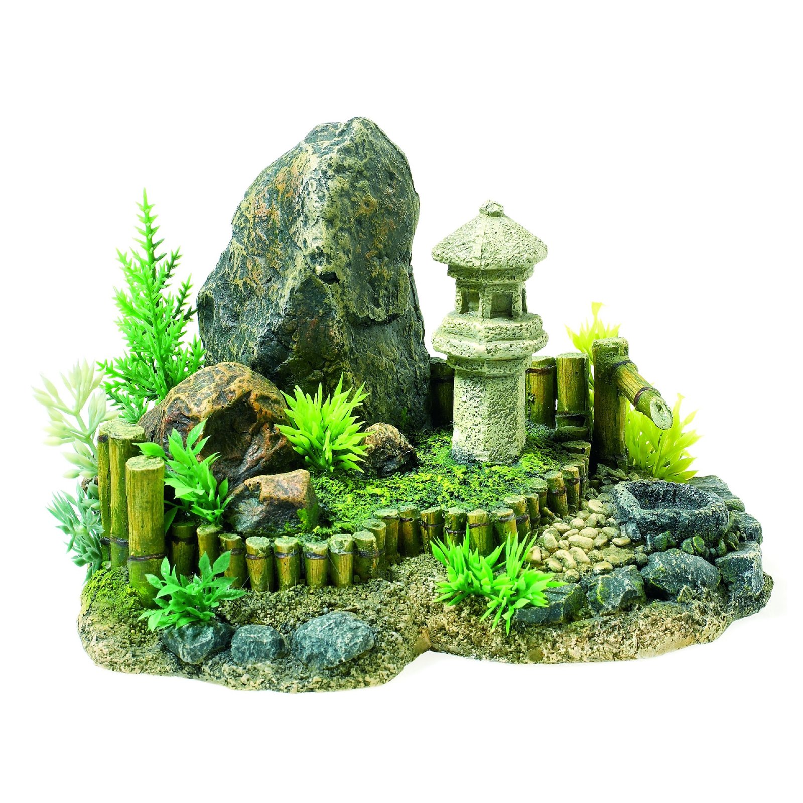 Zen Garden with Plants