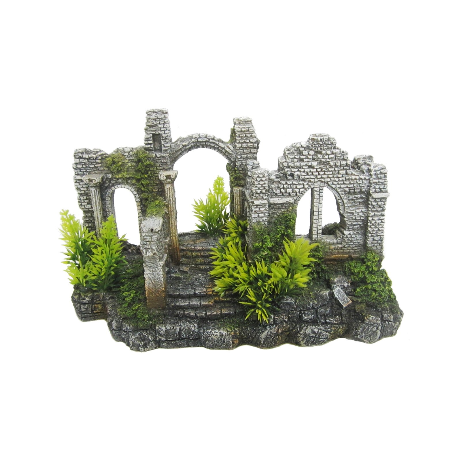 Ruined Castle with Plants