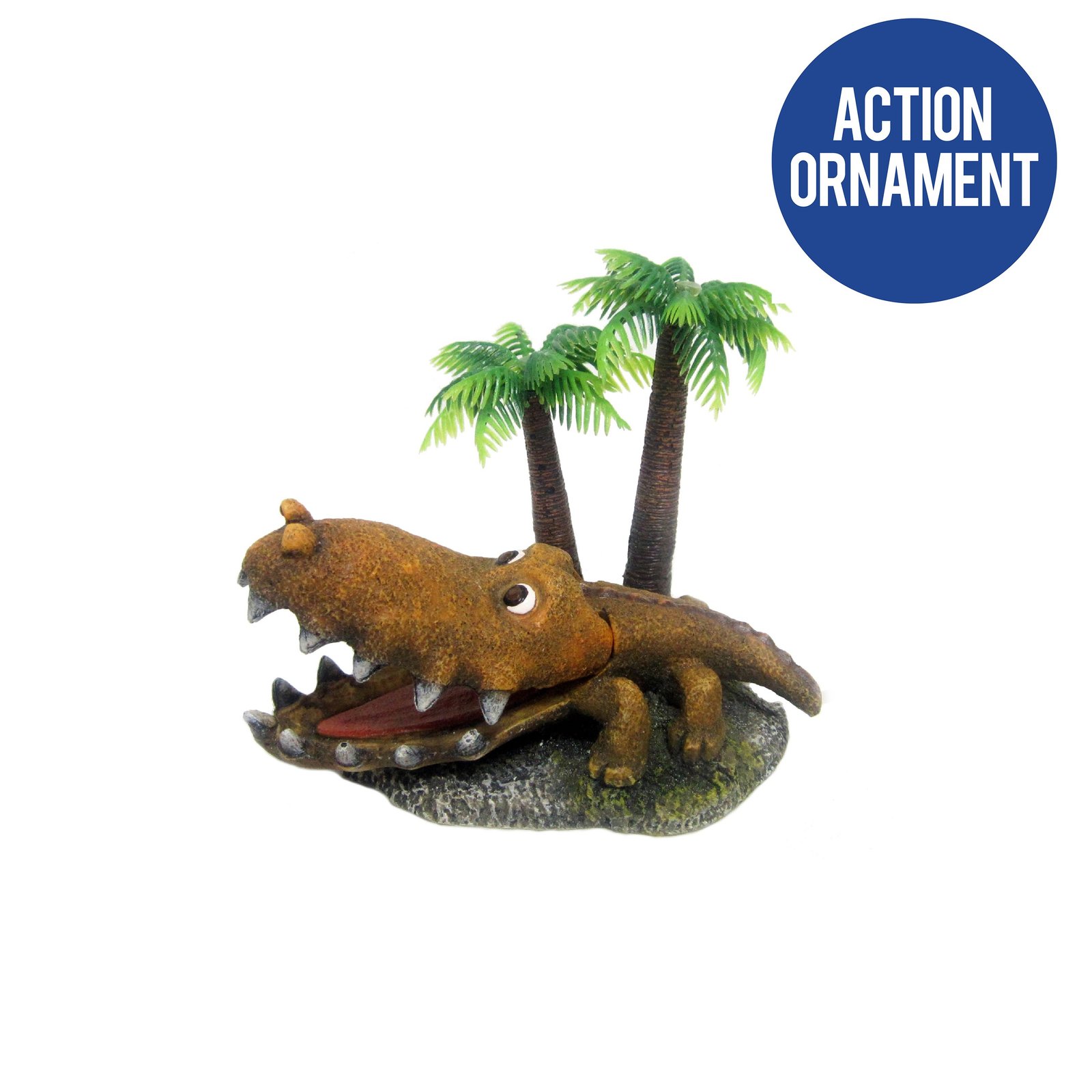Crocodile with plants AO
