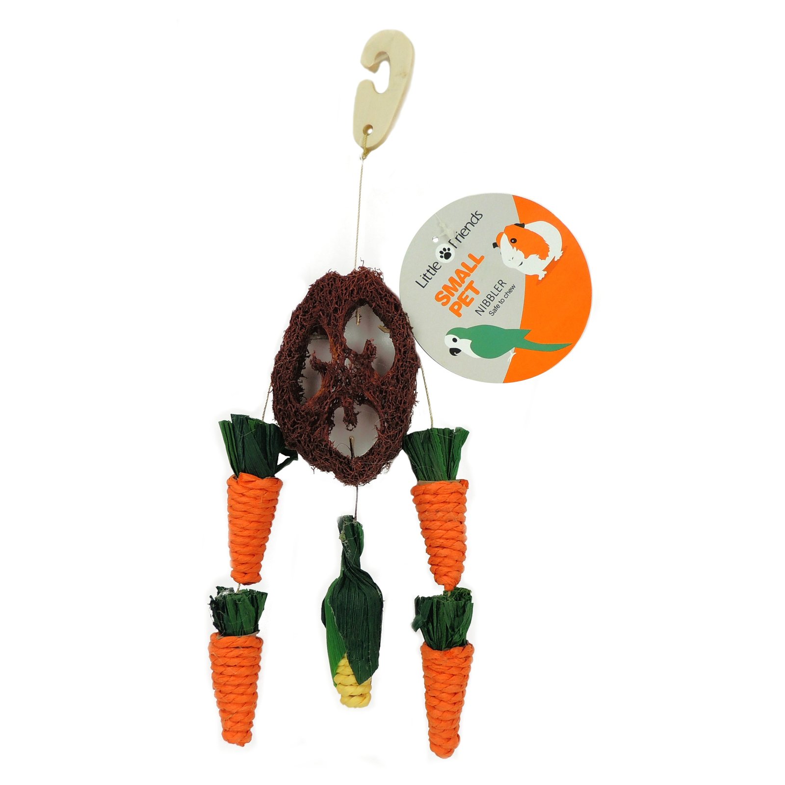 Carrot &amp; Corn Loofah Nibbler Hanger 340mm