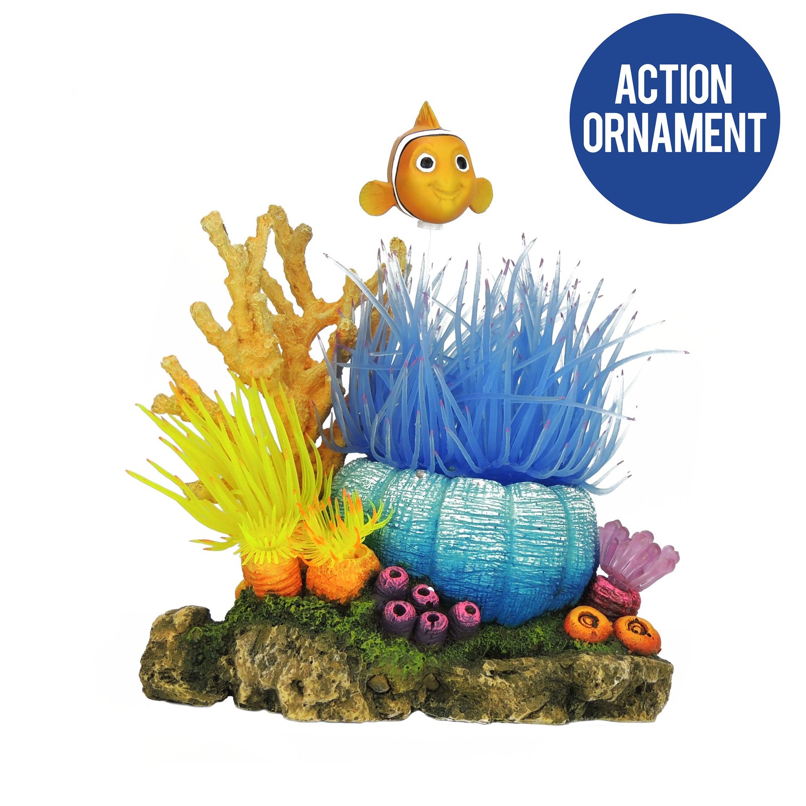 Coral Sea Anemone with Clownfish with Air