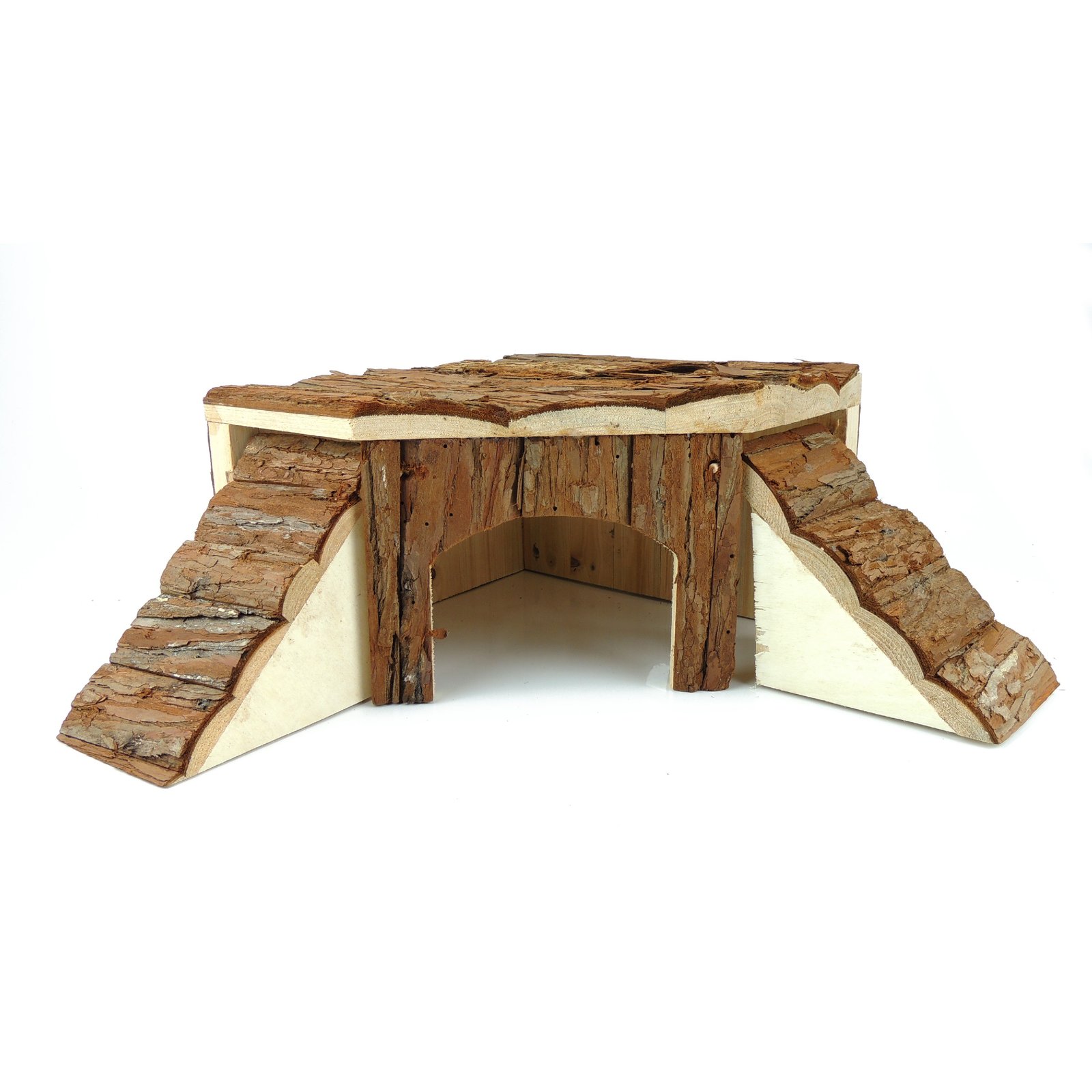 Small Animal Flat Roof House with Ladder