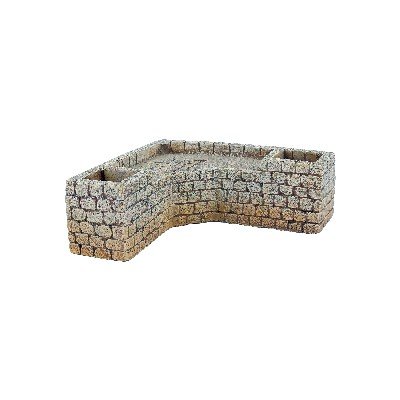 Aquarium Swim Under Corner Shelf Small Brown