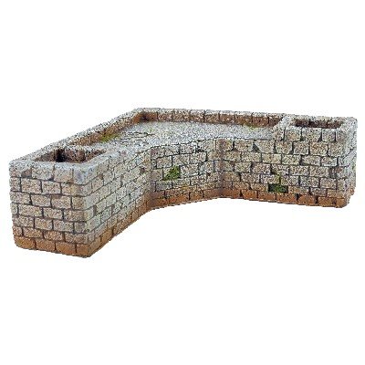 Aquarium Swim Under Corner Shelf Large Brown
