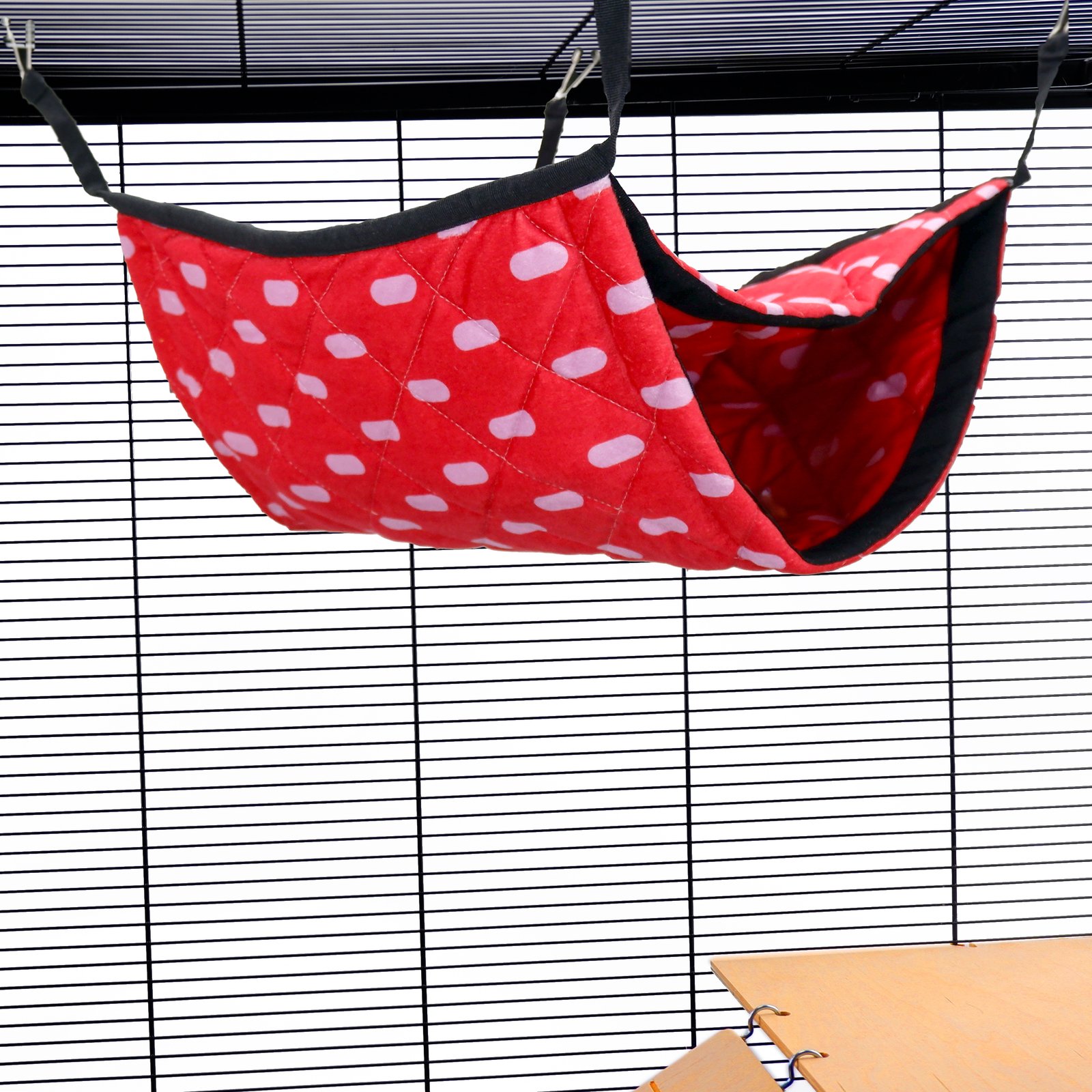 Giant Double Bunkbed Hammock: Red Dots