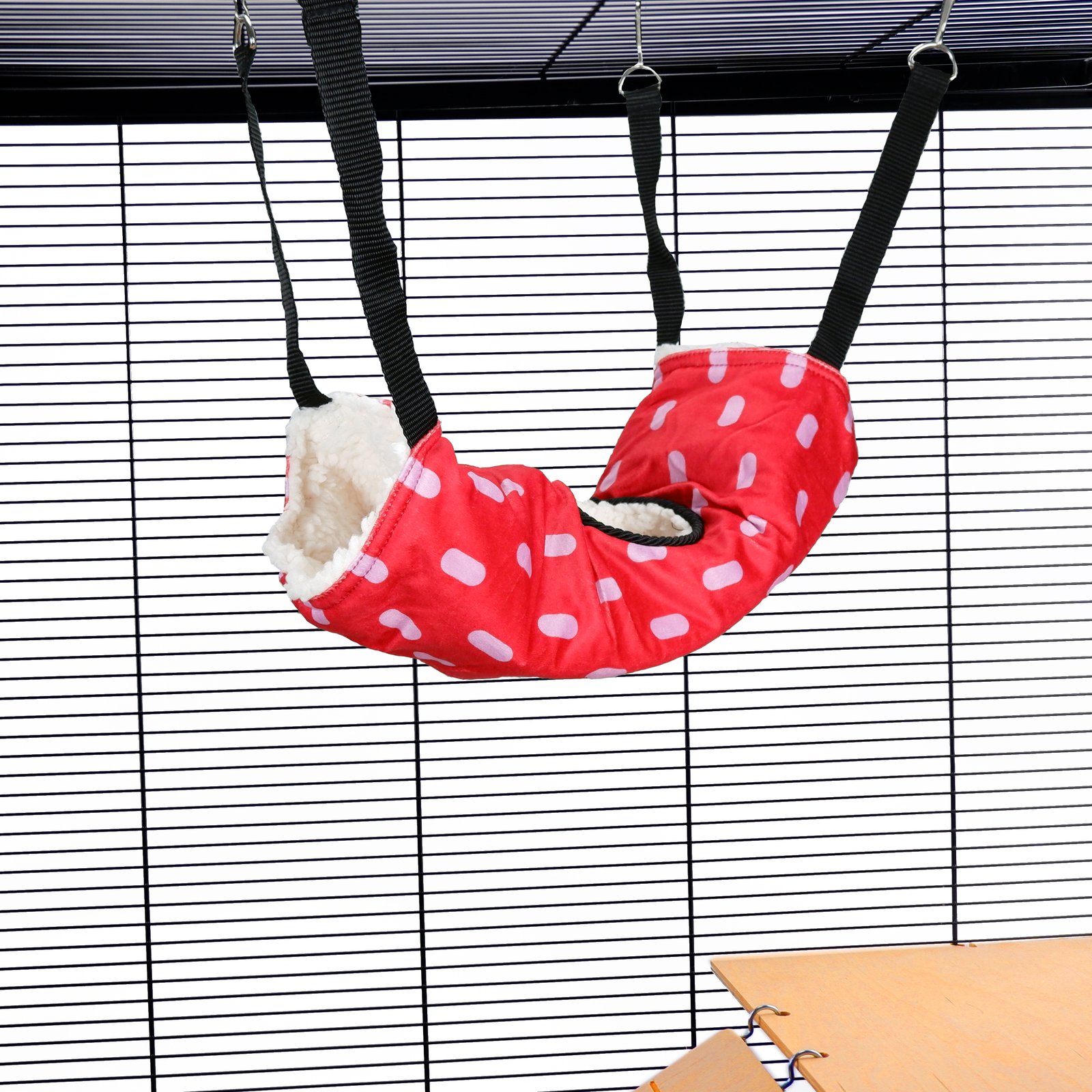 Tunnel Tube Rat Ferret Toy: Red Dots