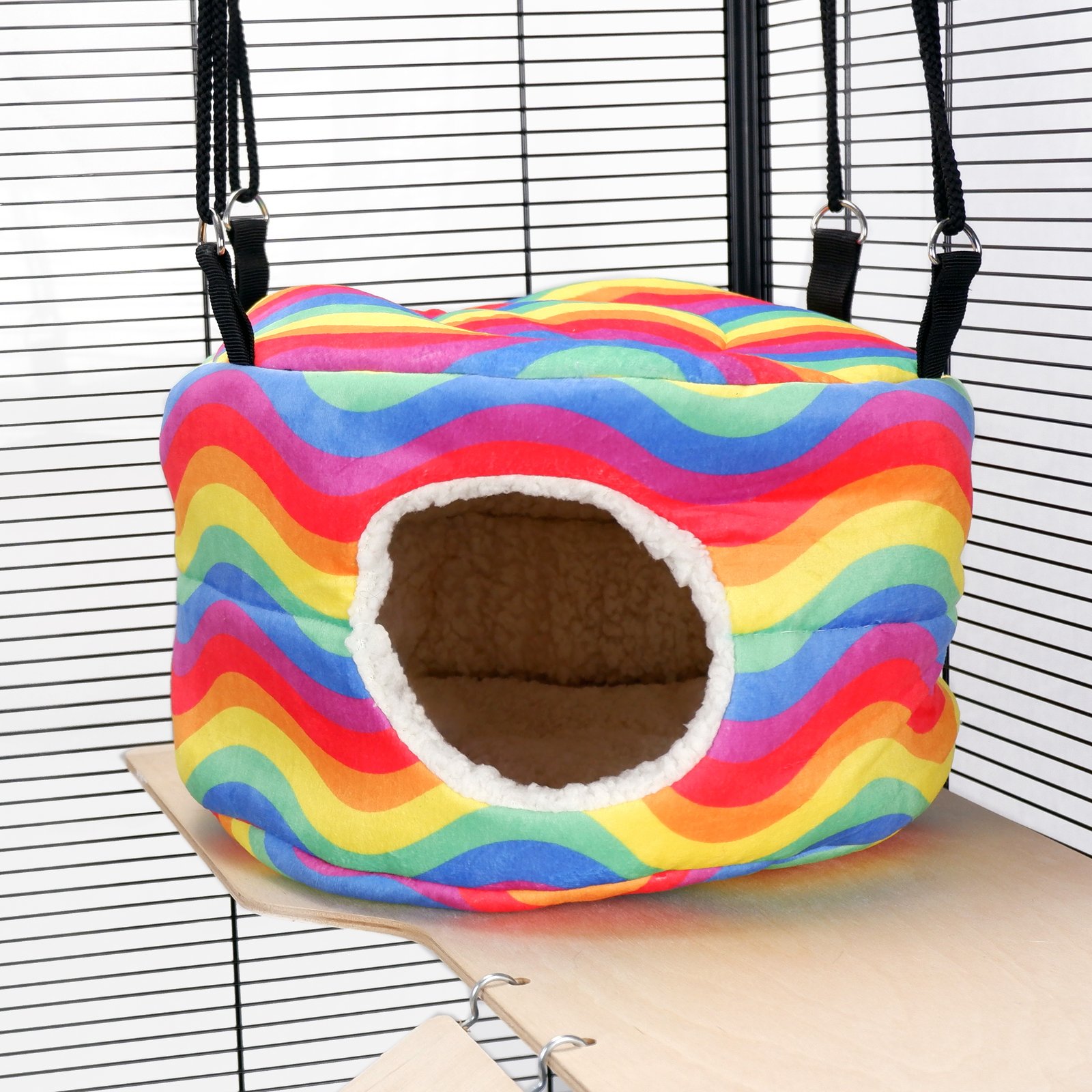 HUGE Rodent-Hive Rat Ferret Toy: Rainbow Waves