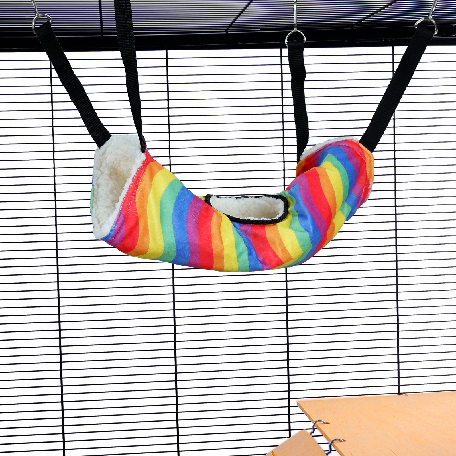 Tunnel Tube Rat Ferret Toy: Rainbow Waves