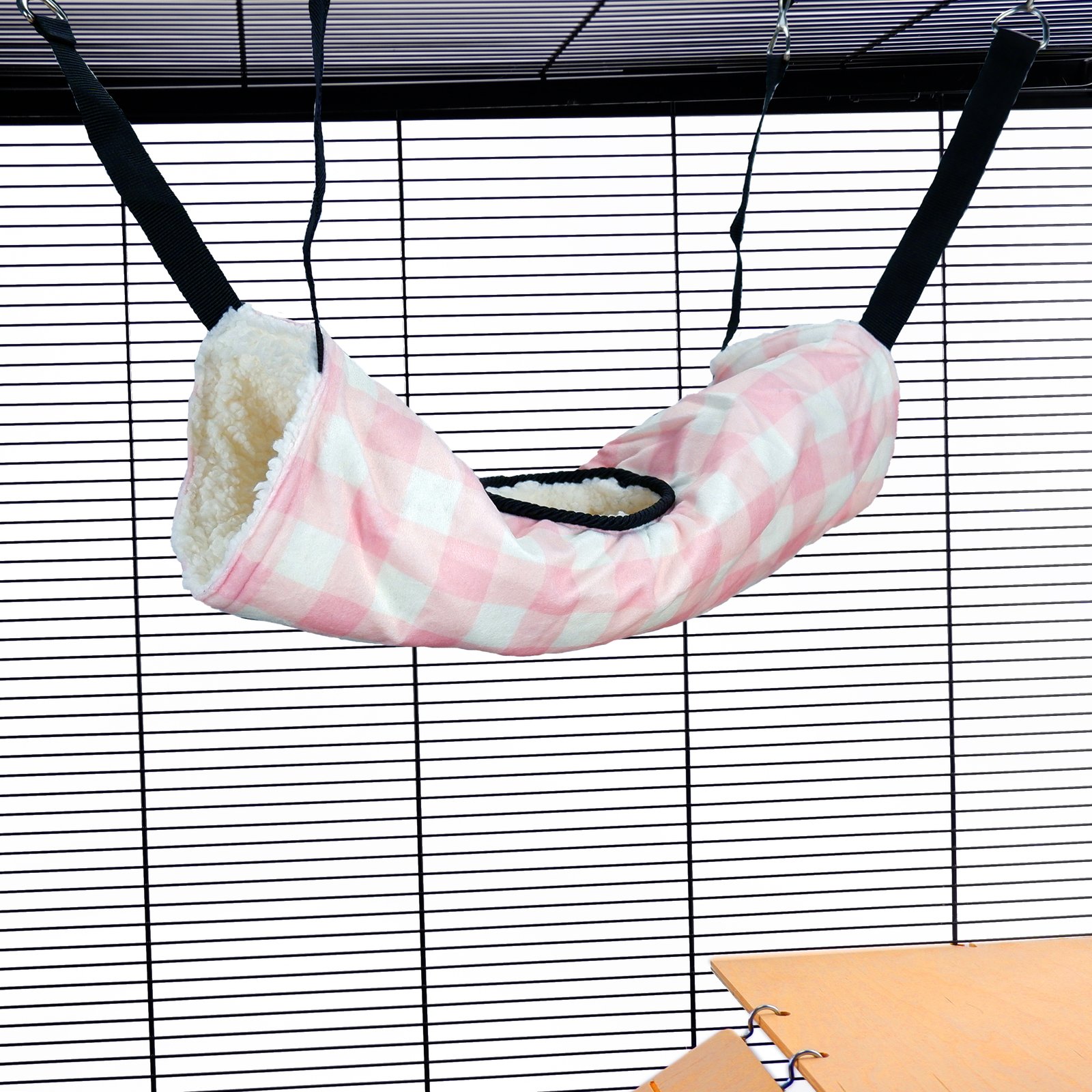 Tunnel Tube Rat Ferret Toy: Pink Gingham