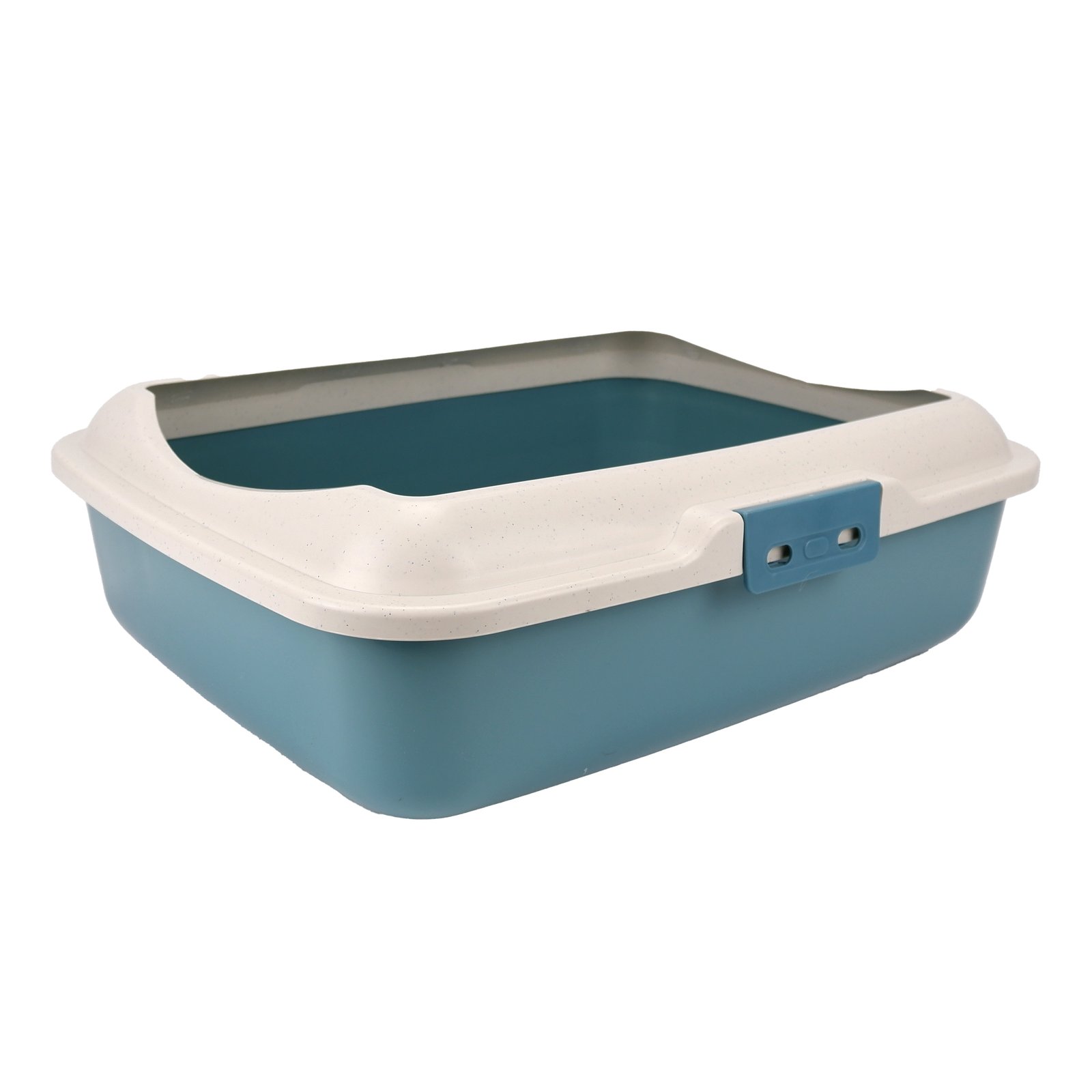 Cat Litter Tray with Rim BLUE