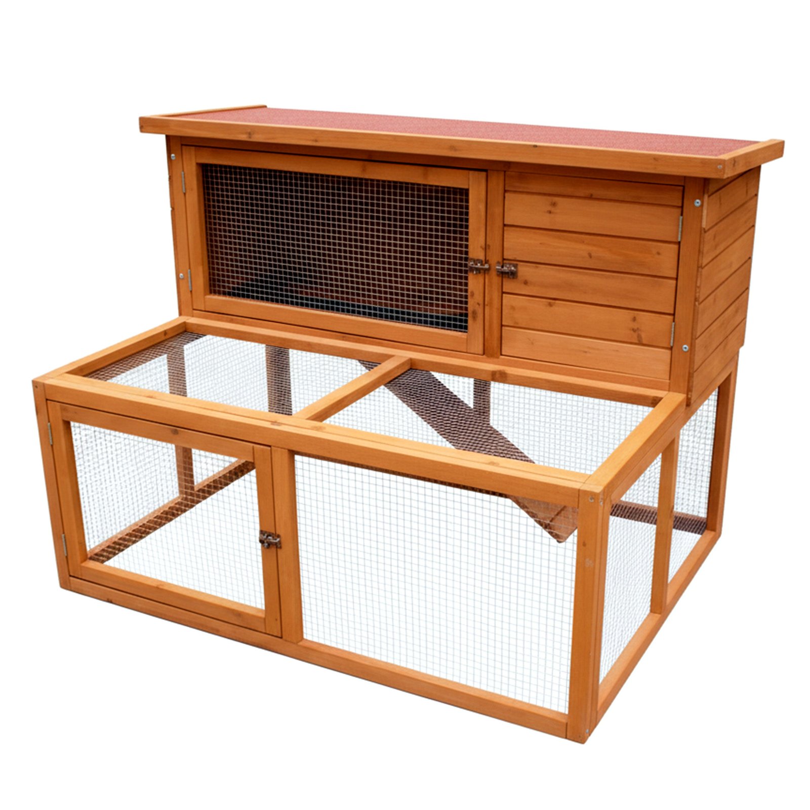 Tiered Hutch with Play Pen