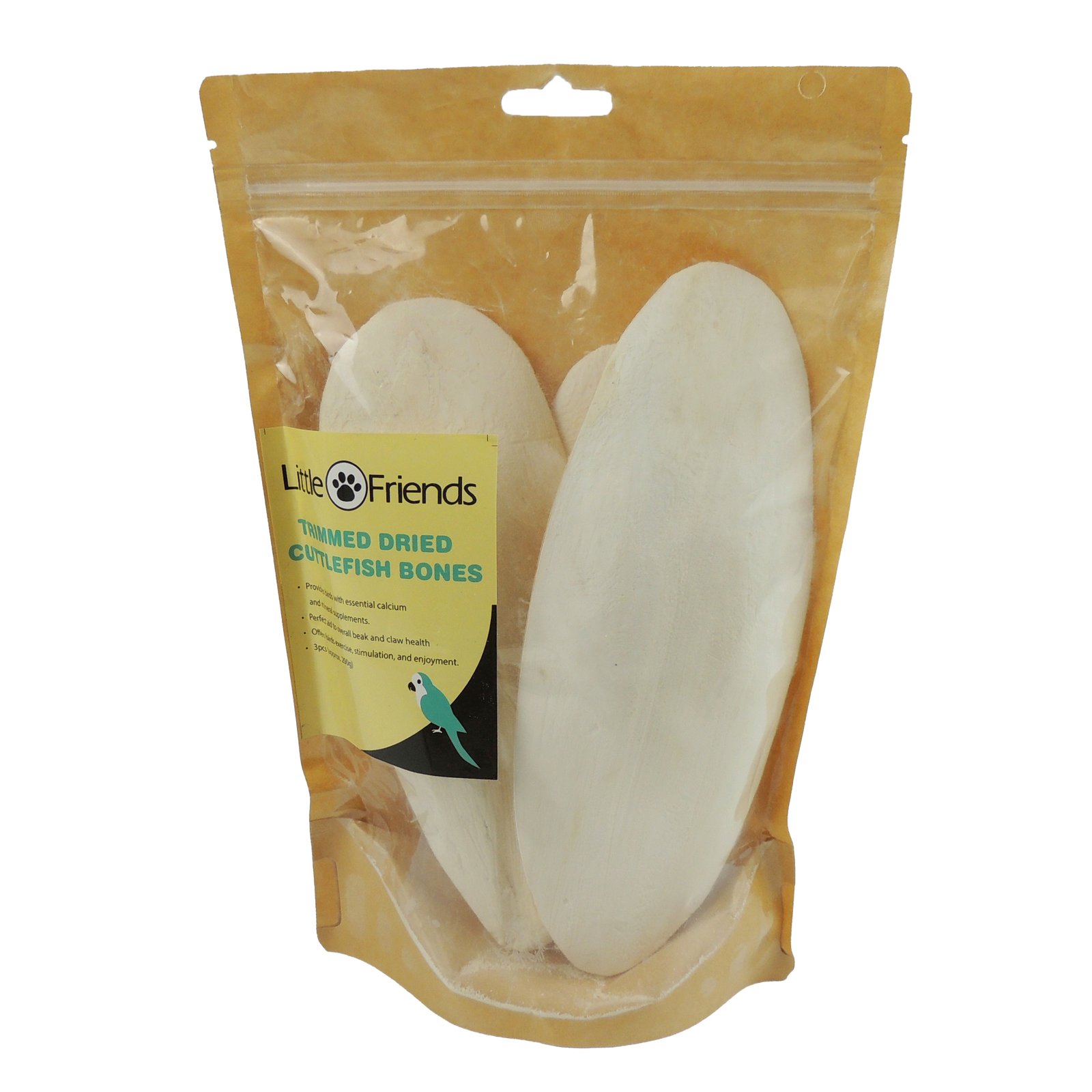 Trimmed Dried Cuttlefish Bone 3pcs (205g)