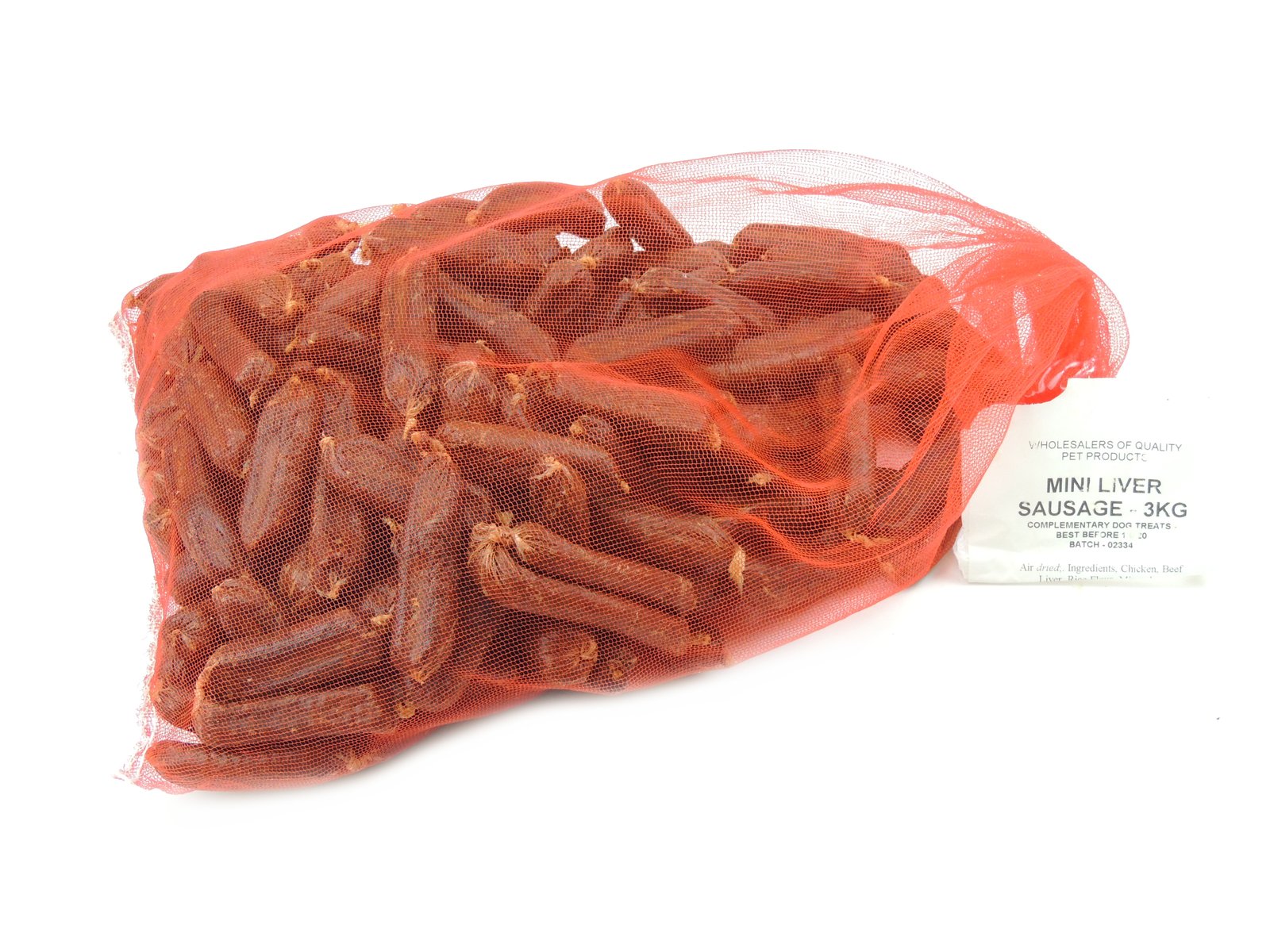 Liver Mini Sausage 3KG - RED NET