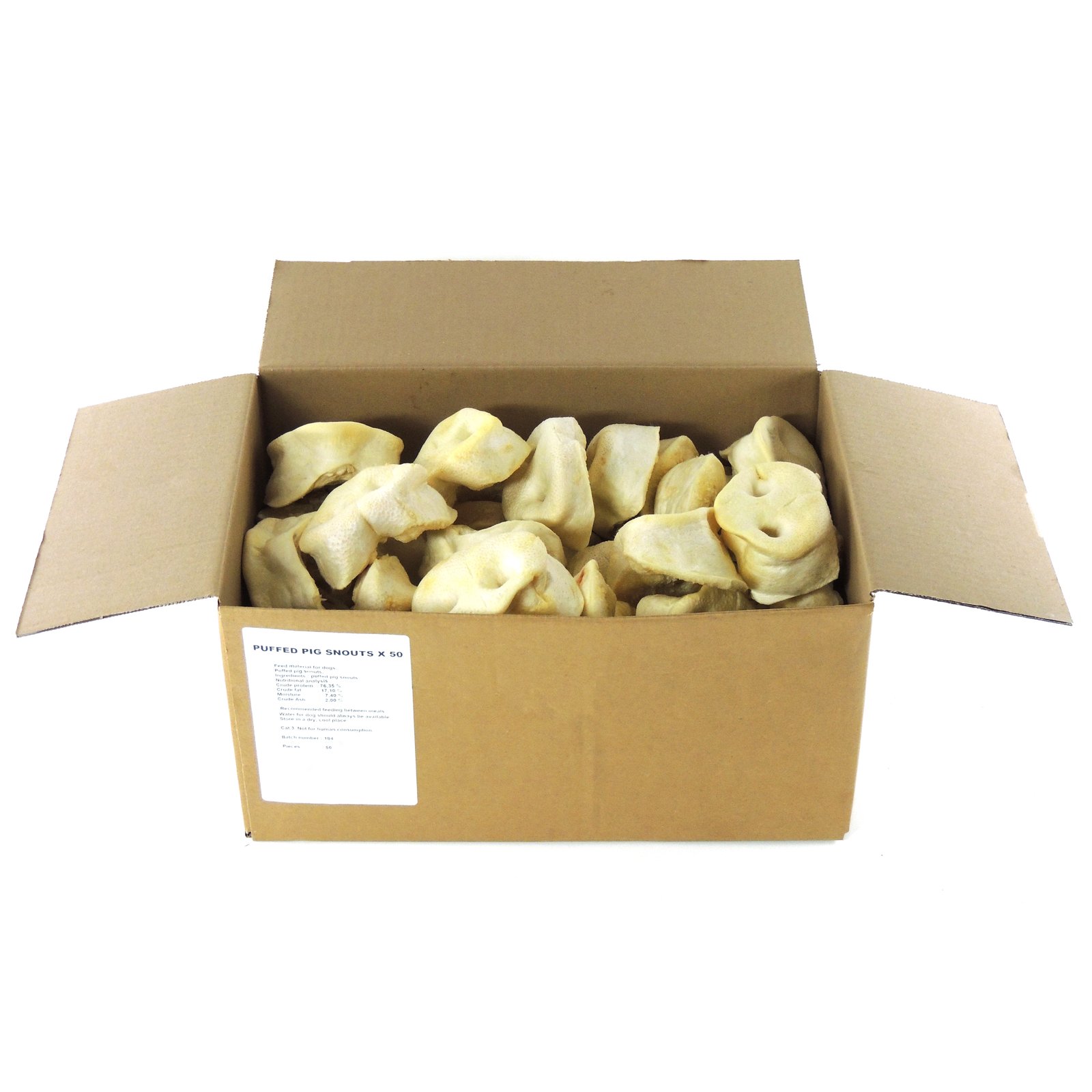 PUFFED SNOUTS WHITE  (50)