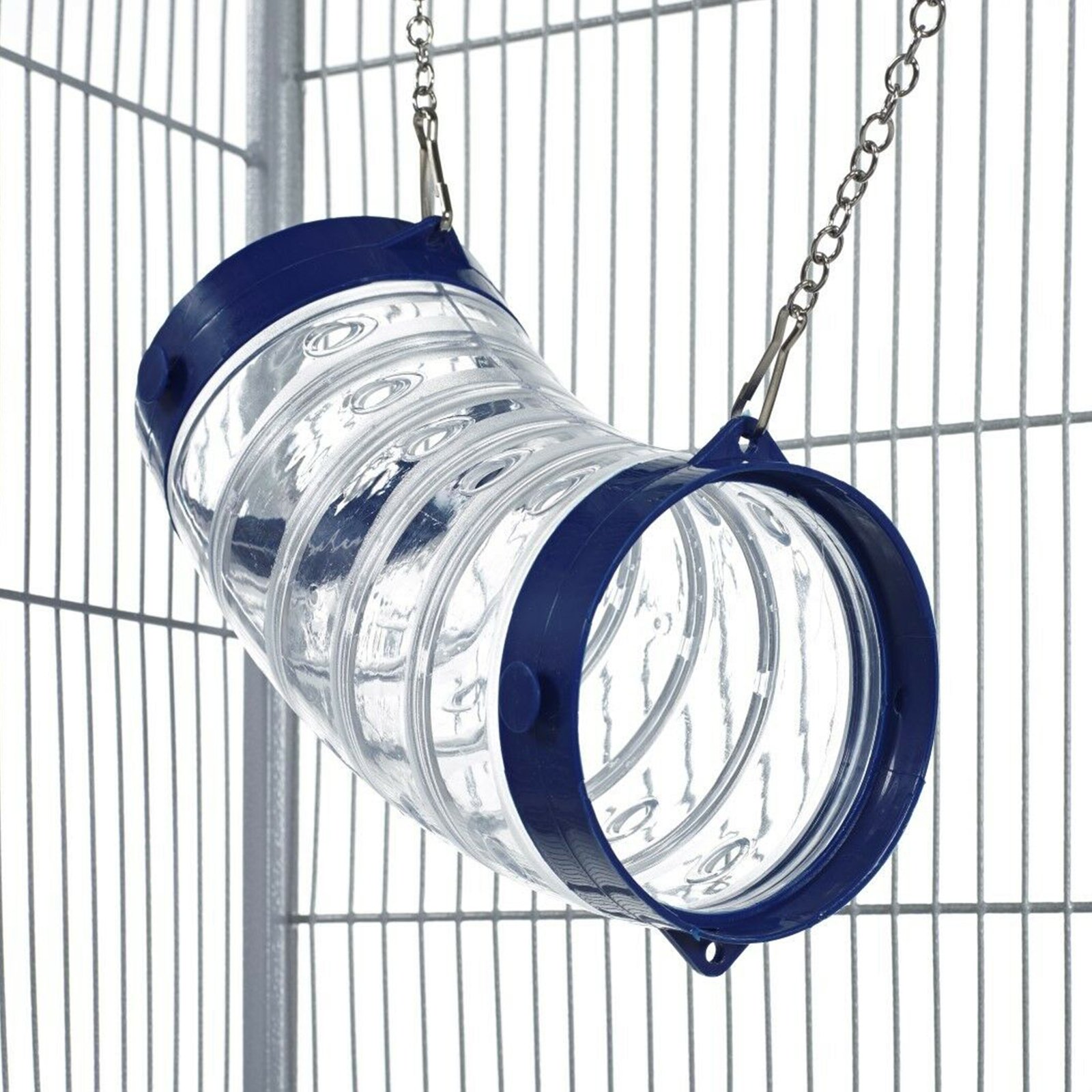 Clear Curved Tube - Blue