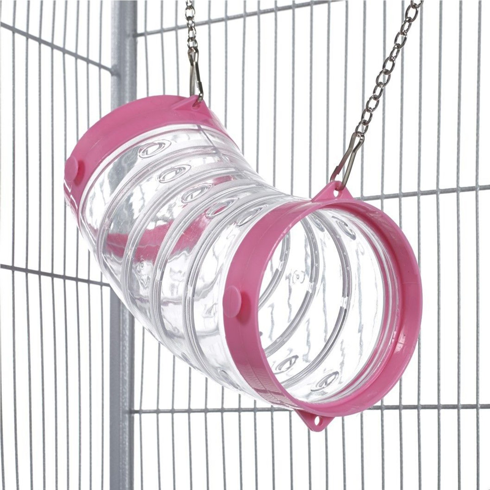 Clear Curved Tube - Pink End