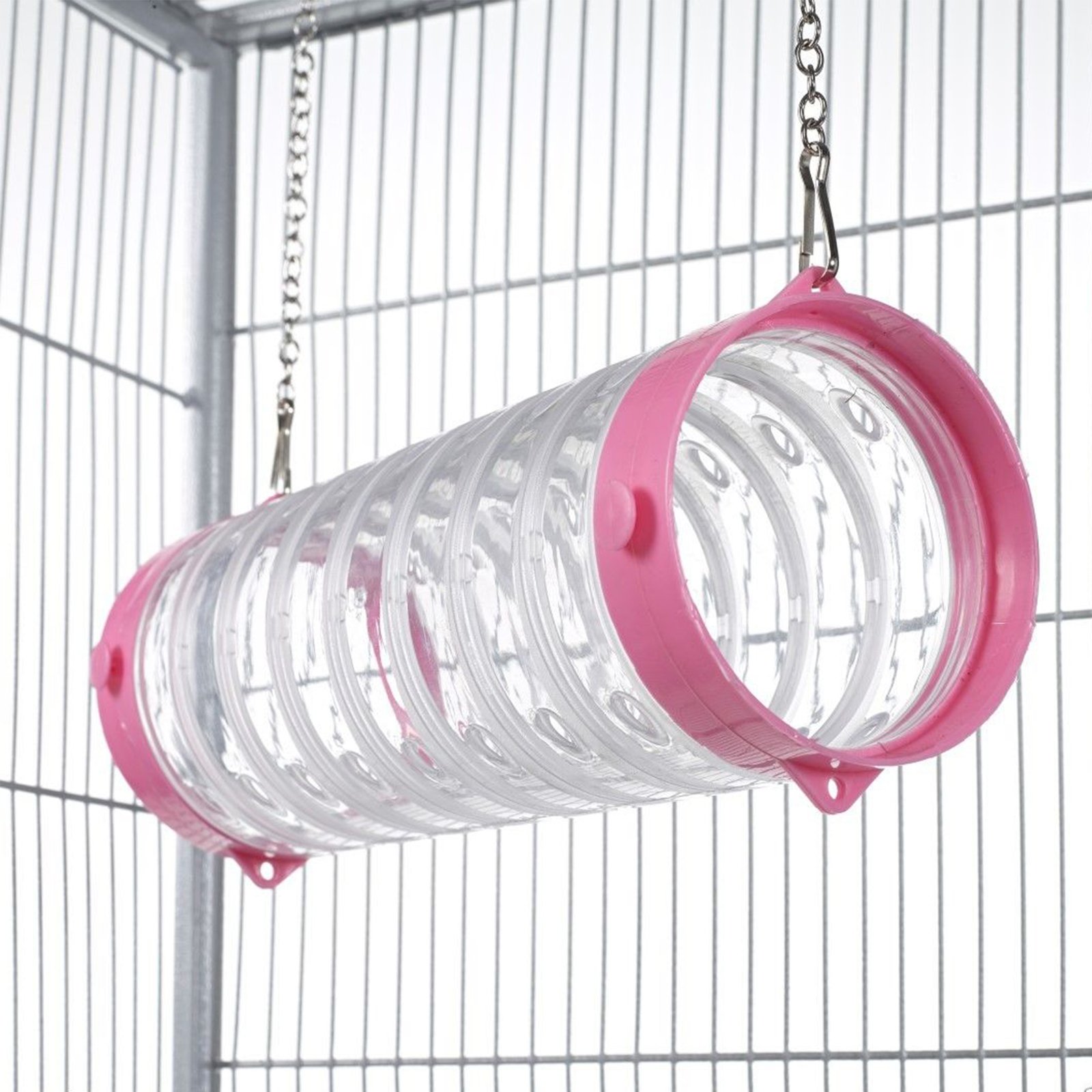 Clear Straight Tube - Pink End