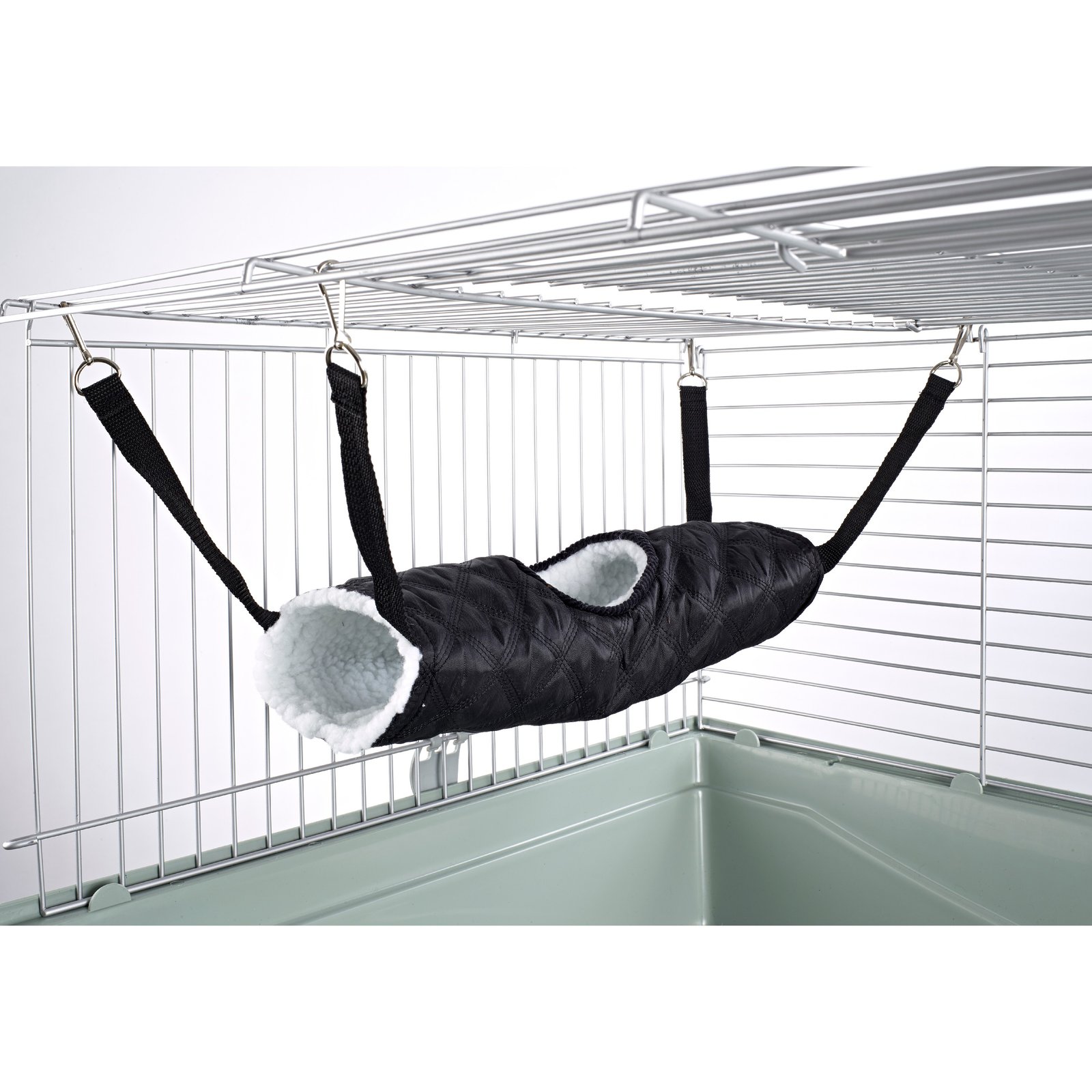 Tunnel Tube Rat Ferret Toy Quilted Black