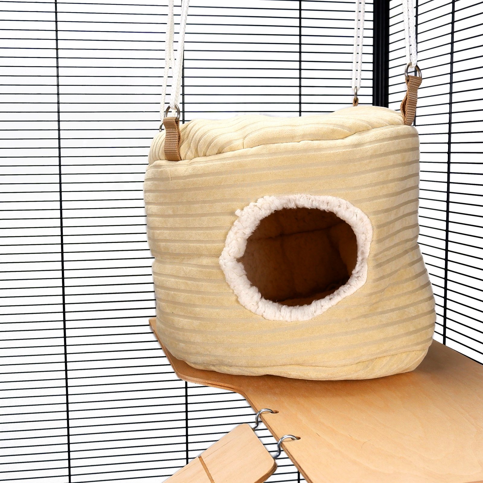 HUGE Rodent-Hive Rat Ferret Toy: Luxury Cream