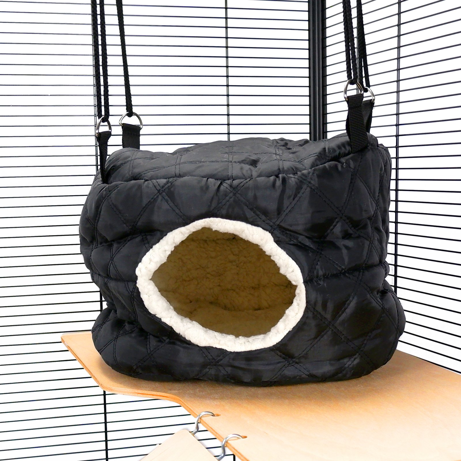 HUGE Rodent-Hive Rat Ferret Toy: Quilted Black