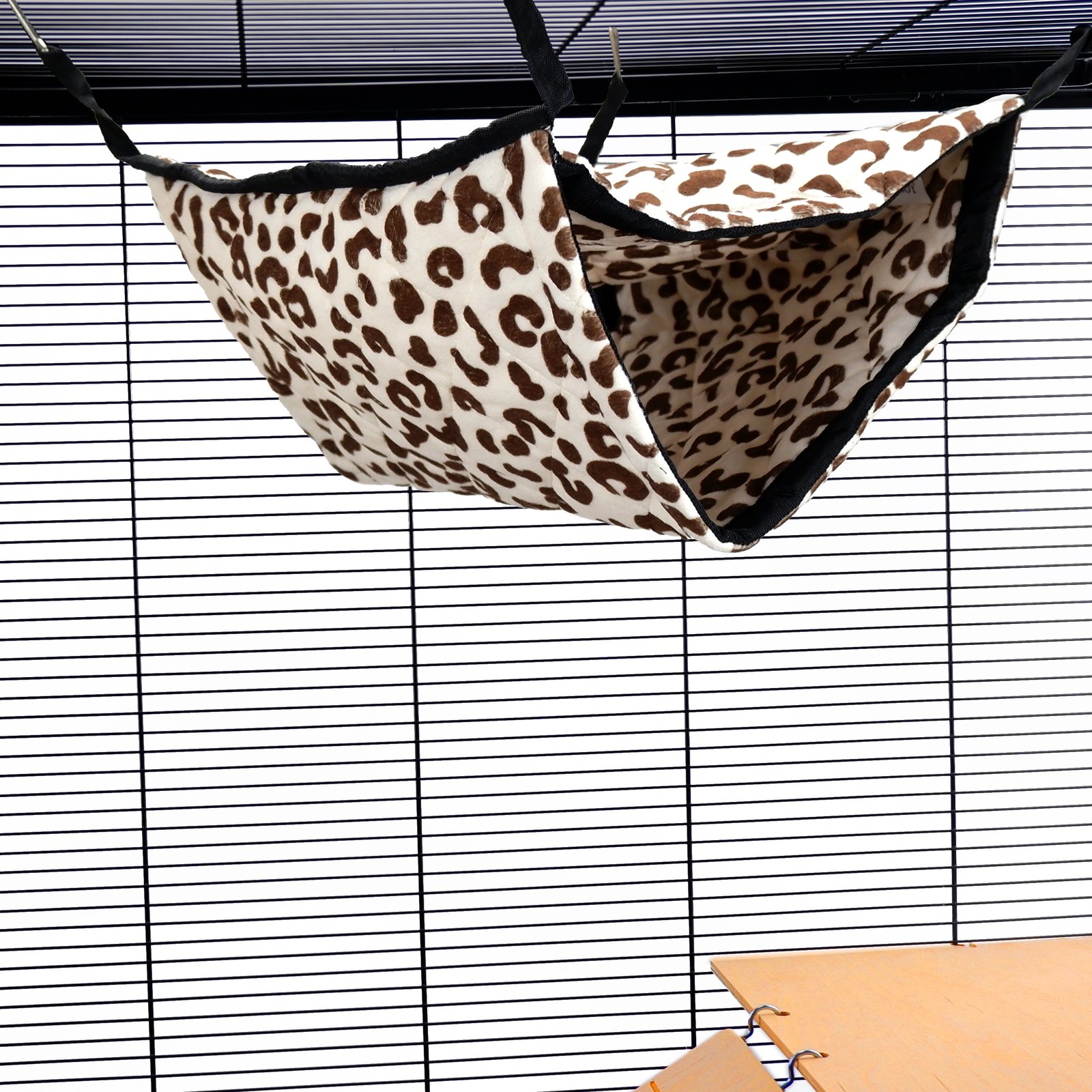 Giant Double Bunkbed Hammock Cheetah Print