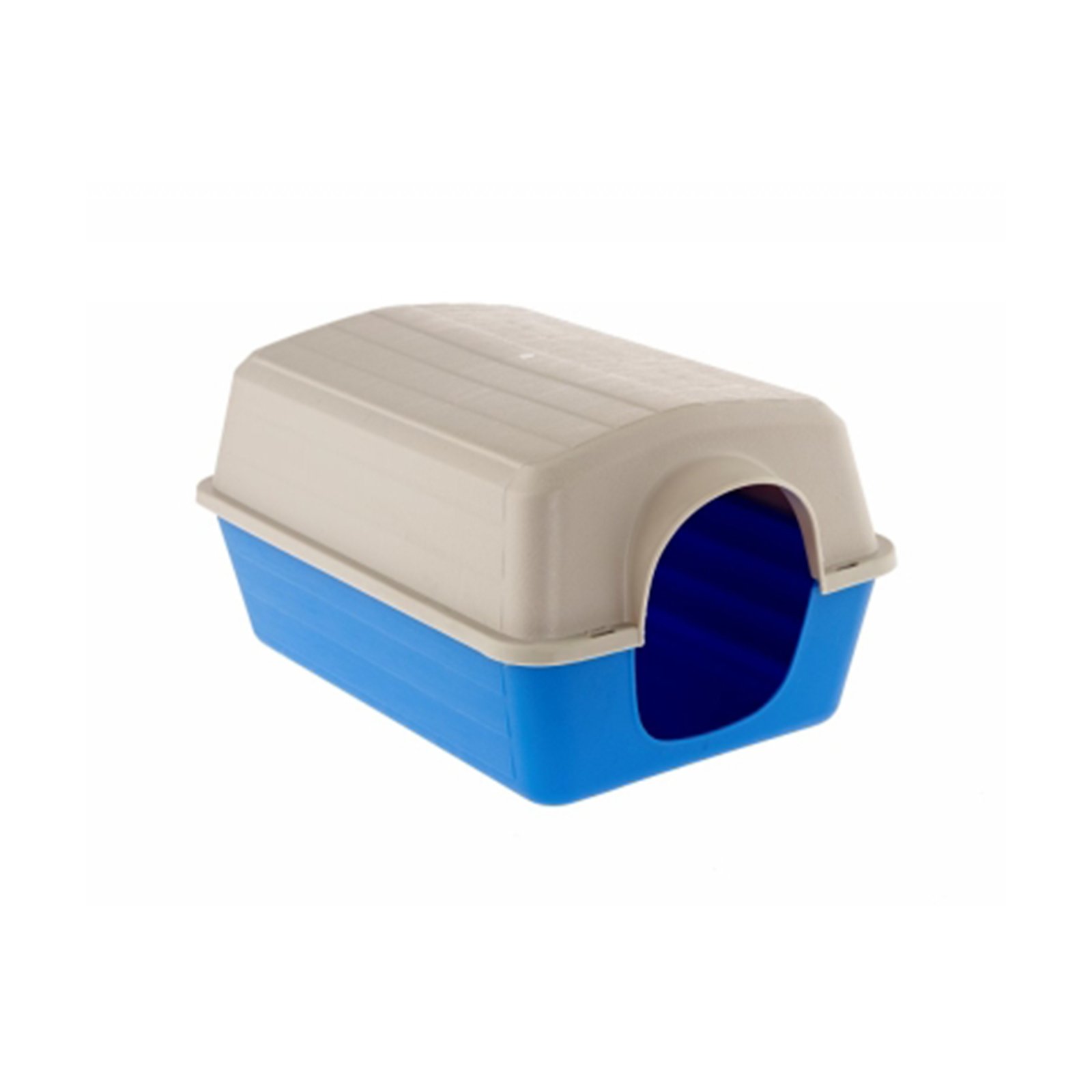 Little Friends Plastic Rat Chinchilla House - Blue / Grey