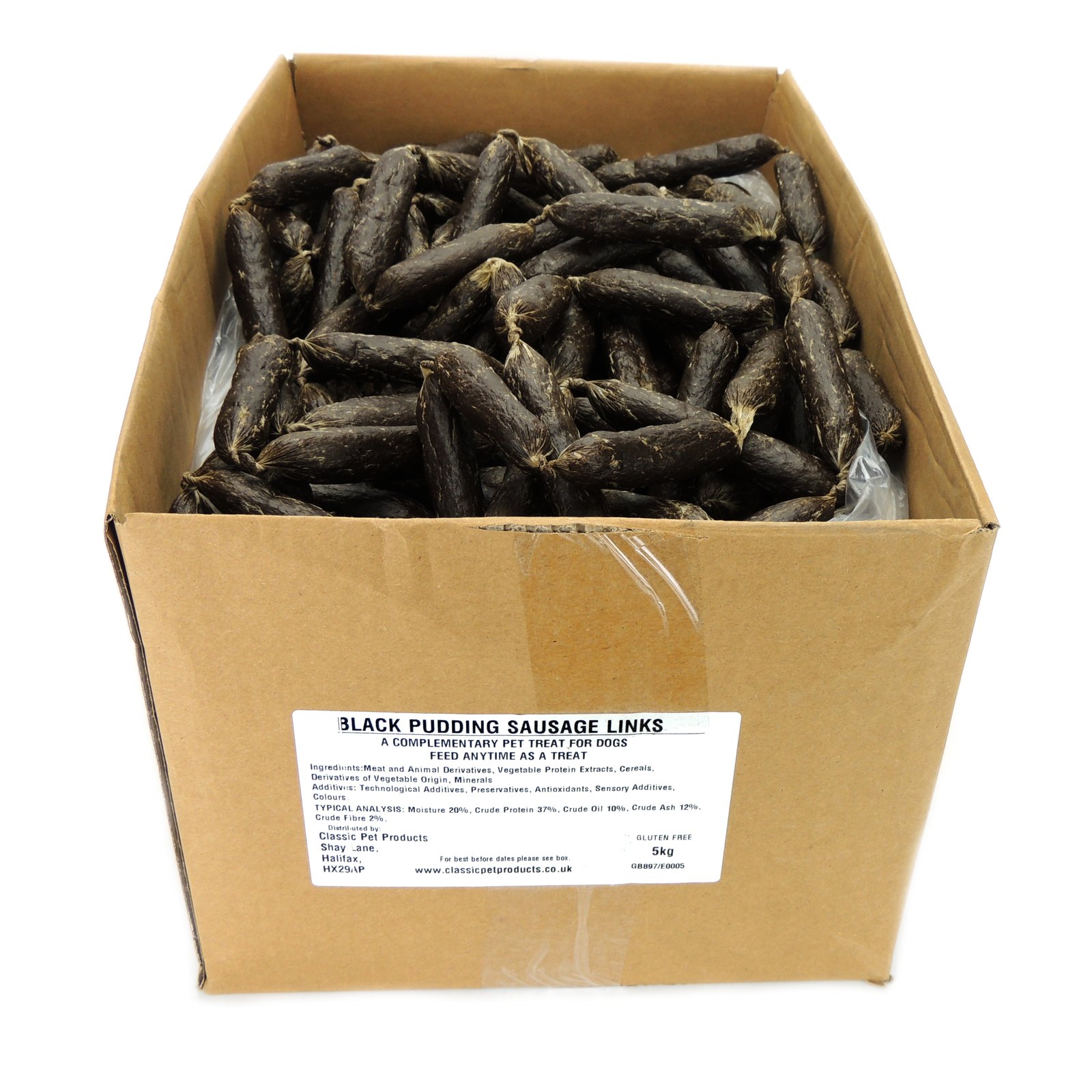WOODFOLD FARM BLACK PUDDING LINKS - 5KG