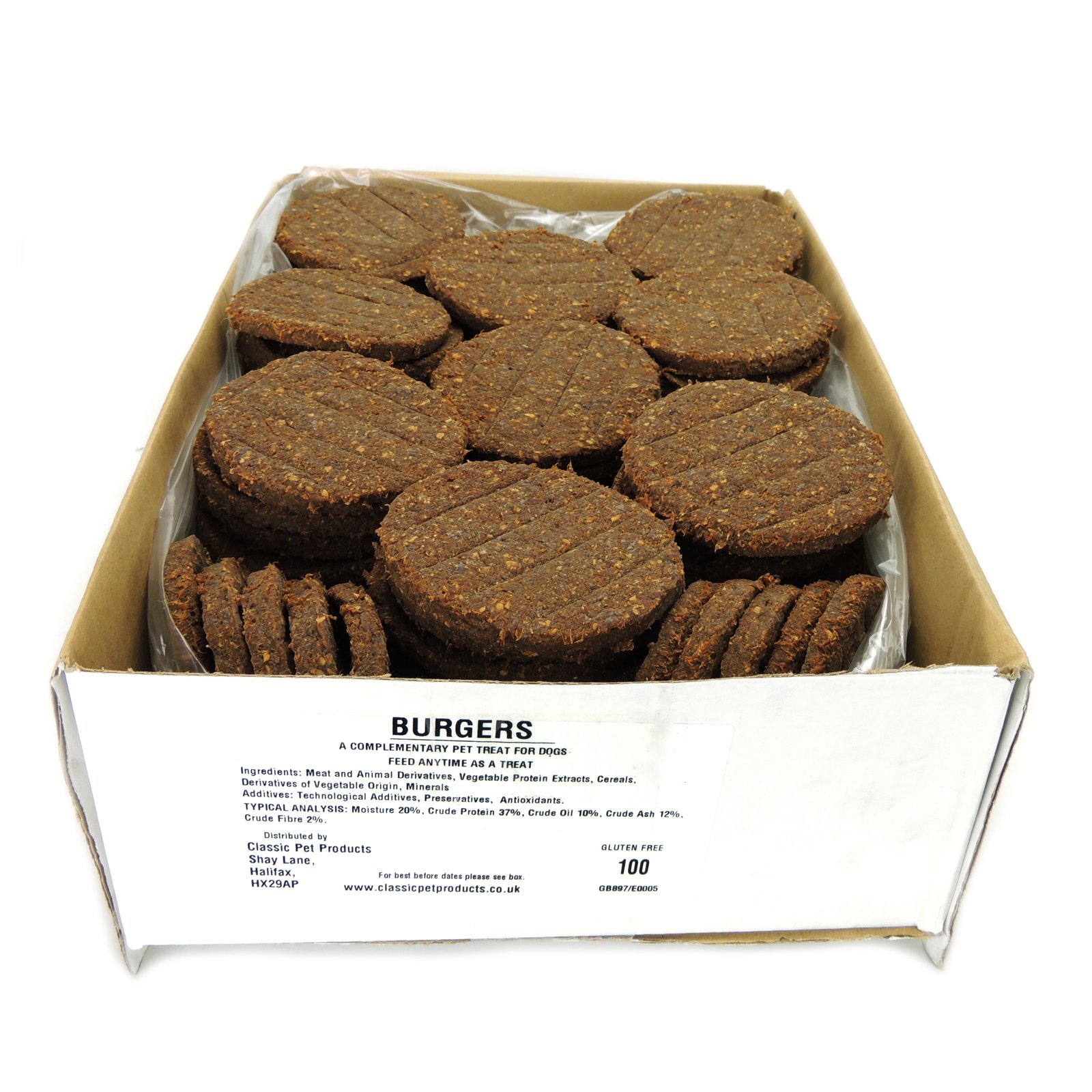 WOODFOLD FARM BLACK PUDDING BURGERS - 5KG